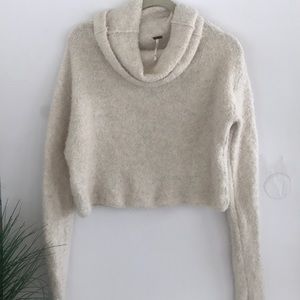 Free People cream sweater